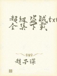 超级盗贼txt全集下载