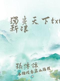 独步天下txt新浪