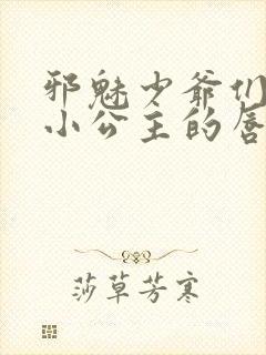 邪魅少爷们霸上小公主的唇