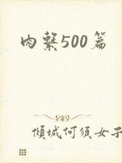 肉系500篇