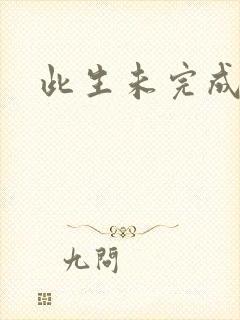 此生未完成