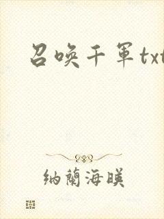 召唤千军txt