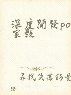 深度开发pop家教