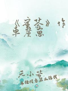 《蜜茶》作者:车厘崽