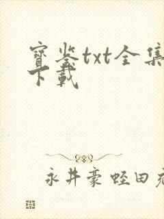 宝鉴txt全集下载