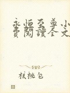 永恒至尊小说免费阅读全文