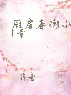 厨房春潮小说第1章