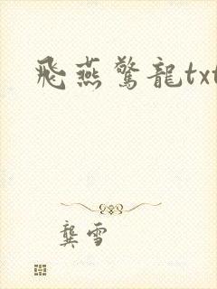 飞燕惊龙txt