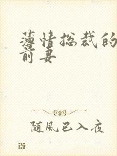 薄情总裁的失声前妻