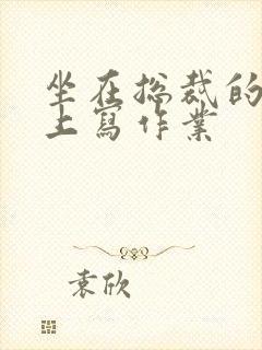 坐在总裁的木棒上写作业