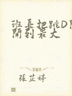 班长把跳D开关开到最大