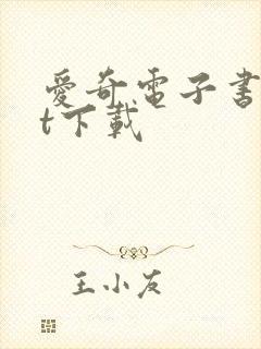 爱奇电子书txt下载