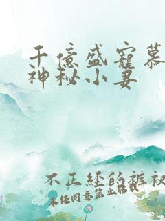 千亿盛宠慕少的神秘小妻