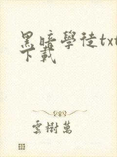 黑暗学徒txt下载