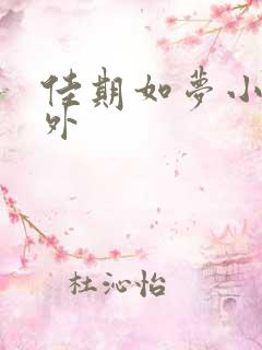 佳期如梦小说番外