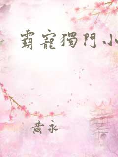 霸宠独门小娇妻