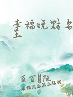 幸福晚点名 大王