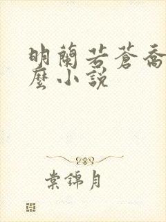 明兰若苍乔是什么小说