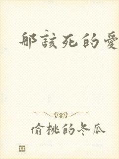 那该死的爱番外