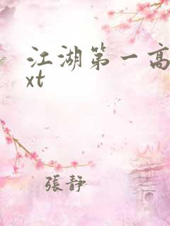 江湖第一高手txt