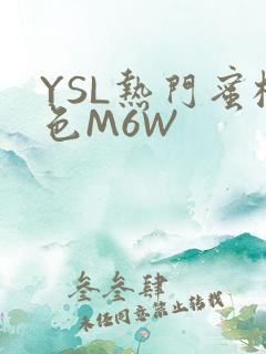 YSL热门蜜桃色M6W
