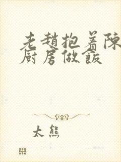 老赵抱着陈婷在厨房做饭