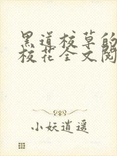 黑道校草的黑道校花全文阅读