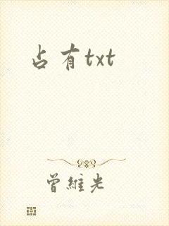 占有txt