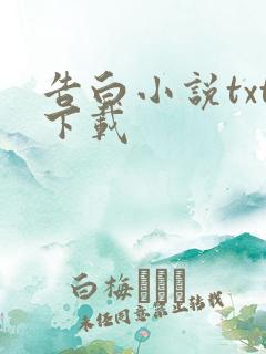 告白小说txt下载