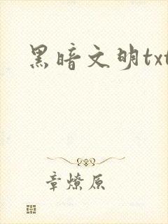 黑暗文明txt