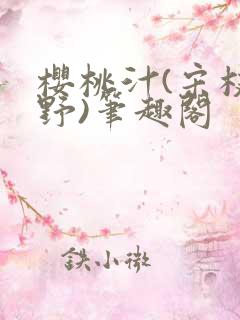 樱桃汁(宋枝江野)笔趣阁