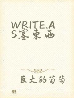 WRITE.AS塞东西