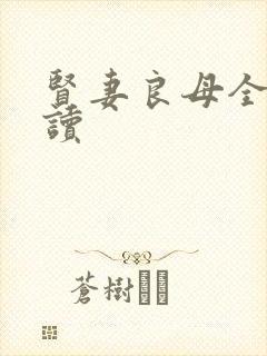 贤妻良母全文阅读