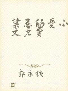 禁忌的爱小说全文免费