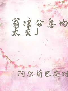 翁浪公息肉吊大太爽J