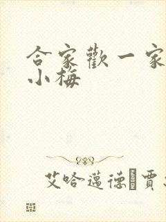 合家欢一家亲黄小梅