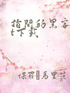 指间的黑客txt下载