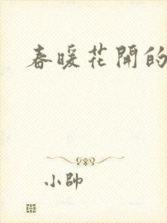 春暖花开的小说