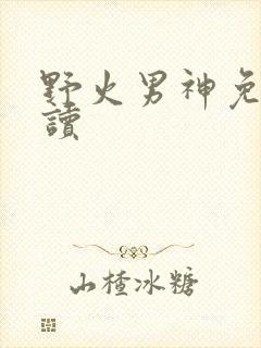 野火男神免费阅读