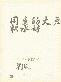 同桌的大兔子好软水好