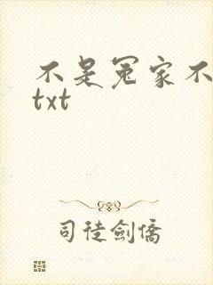 不是冤家不聚头txt