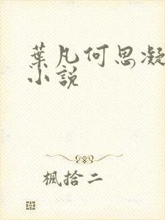 叶凡何思凝七月小说