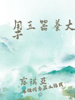 用玉器养大的皇子