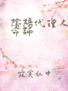 阴阳代理人之改命师