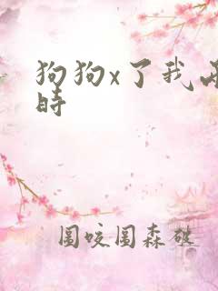狗狗x了我两小时
