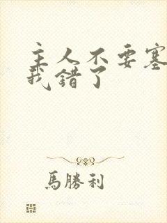 主人不要塞东西我错了