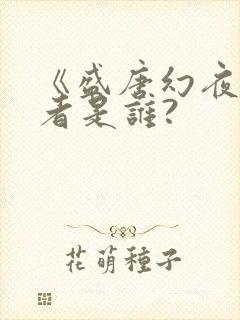 《盛唐幻夜》作者是谁?