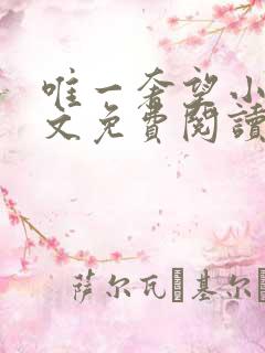 唯一奢望小说全文免费阅读