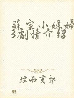 苏家小媳妇1V3剧情介绍