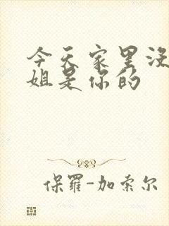 今天家里没人姐姐是你的